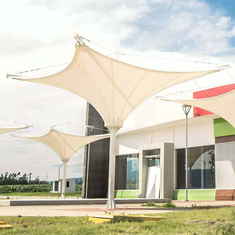 Inverted Umbrella Tensile Structure